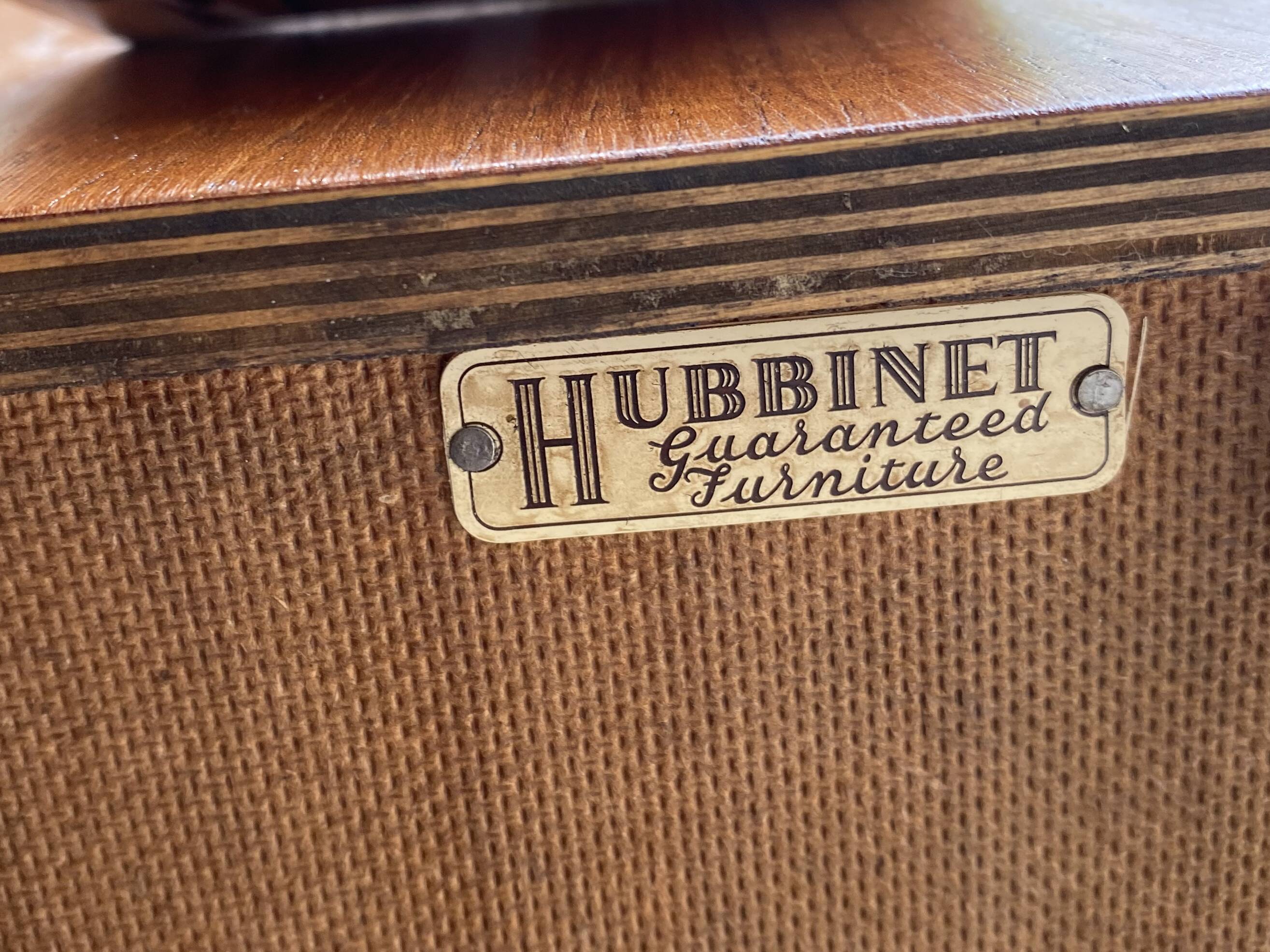 1950’s Mid-Century illuminated drinks cabinet by Hubbinet