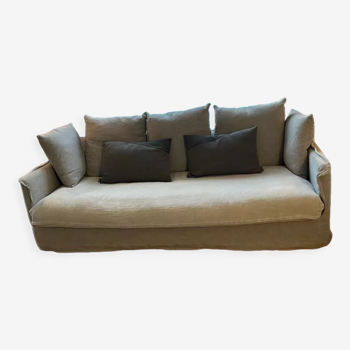 Flamingo sofa linen gray model Hira