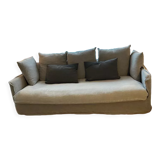 Flamingo sofa linen gray model Hira