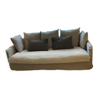 Flamingo sofa linen gray model Hira