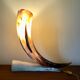 Grande lampe corne