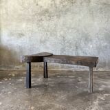 Modular bench or coffee table in 2 parts L:2m W:60 H:46
