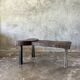 Banc ou table basse modulaire en 2 parties L:2m l:60 H:46