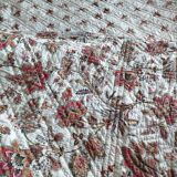 Old 2-sided Provençal pique cotton boutis