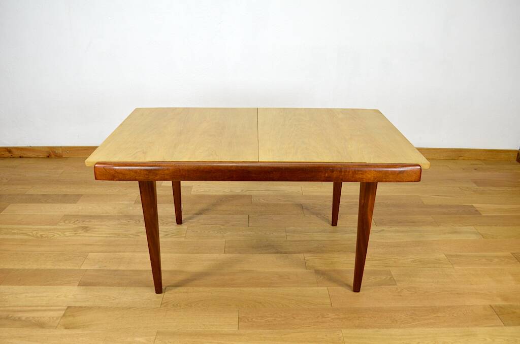 Two-tone dining table by Gustave Gautier, Eros Vintage Edition, 1950