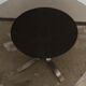 Table basse ajustable en table de séjour en inox avec verre fumé, 1970