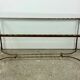 Table basse en bronze doré 1960
