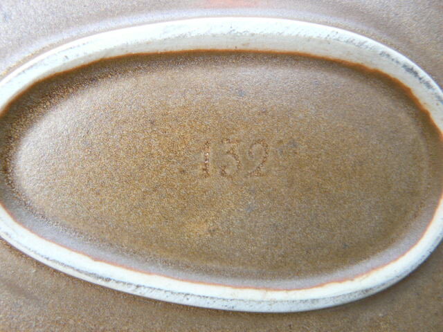 Sandstone smoker's necassary signed Denbac art nouveau