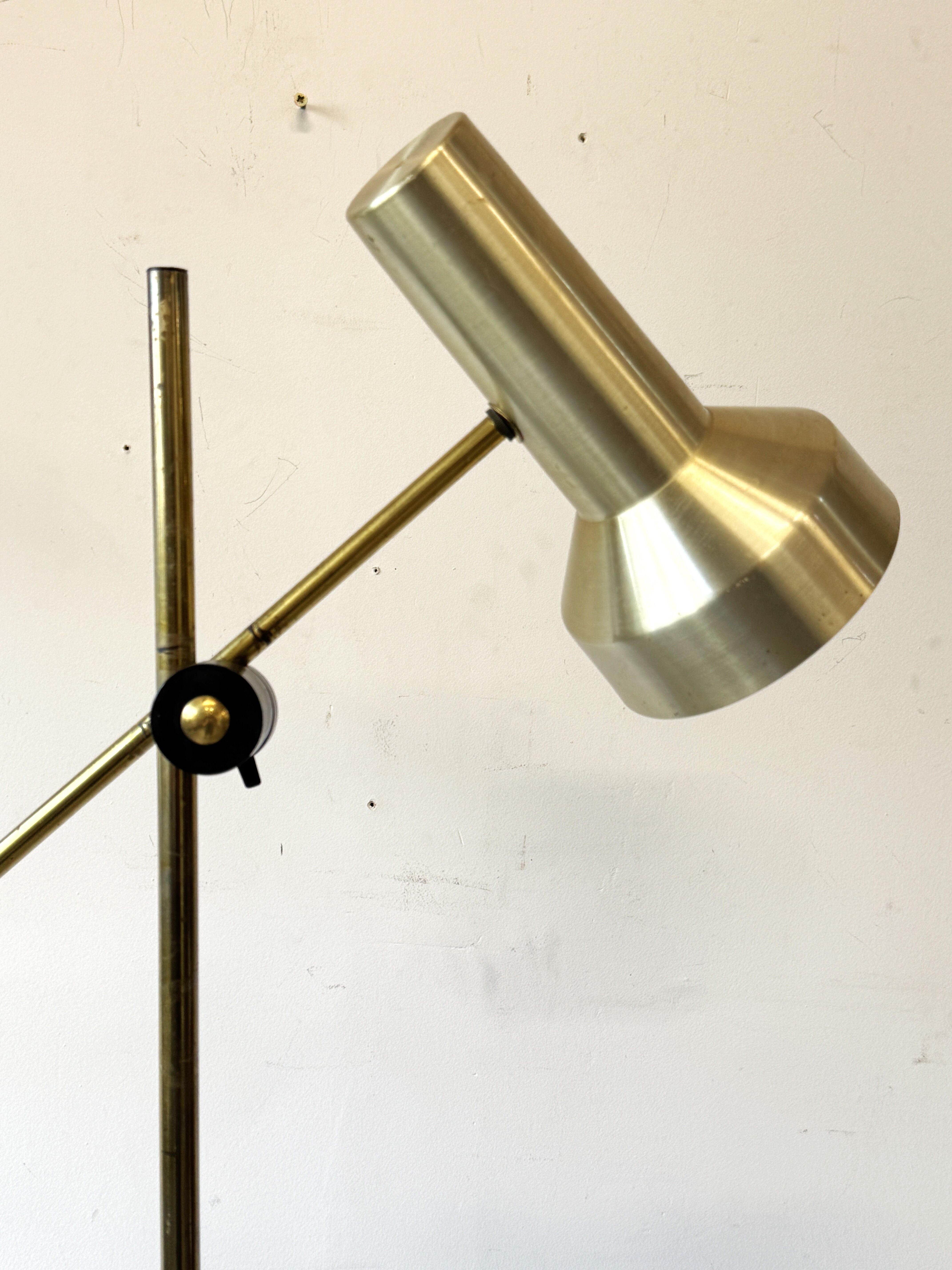Floor lamp, Denmark, 1970s, space age, mid-c