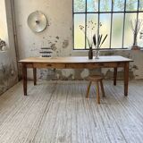 Table de ferme en pin, 1950