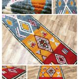 Corridor carpet 60x210 cm long traditional wool berber rug