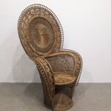 Emmanuelle rattan armchair