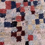 Colorful Boucherouite Moroccan rug - 126 x 195 cm