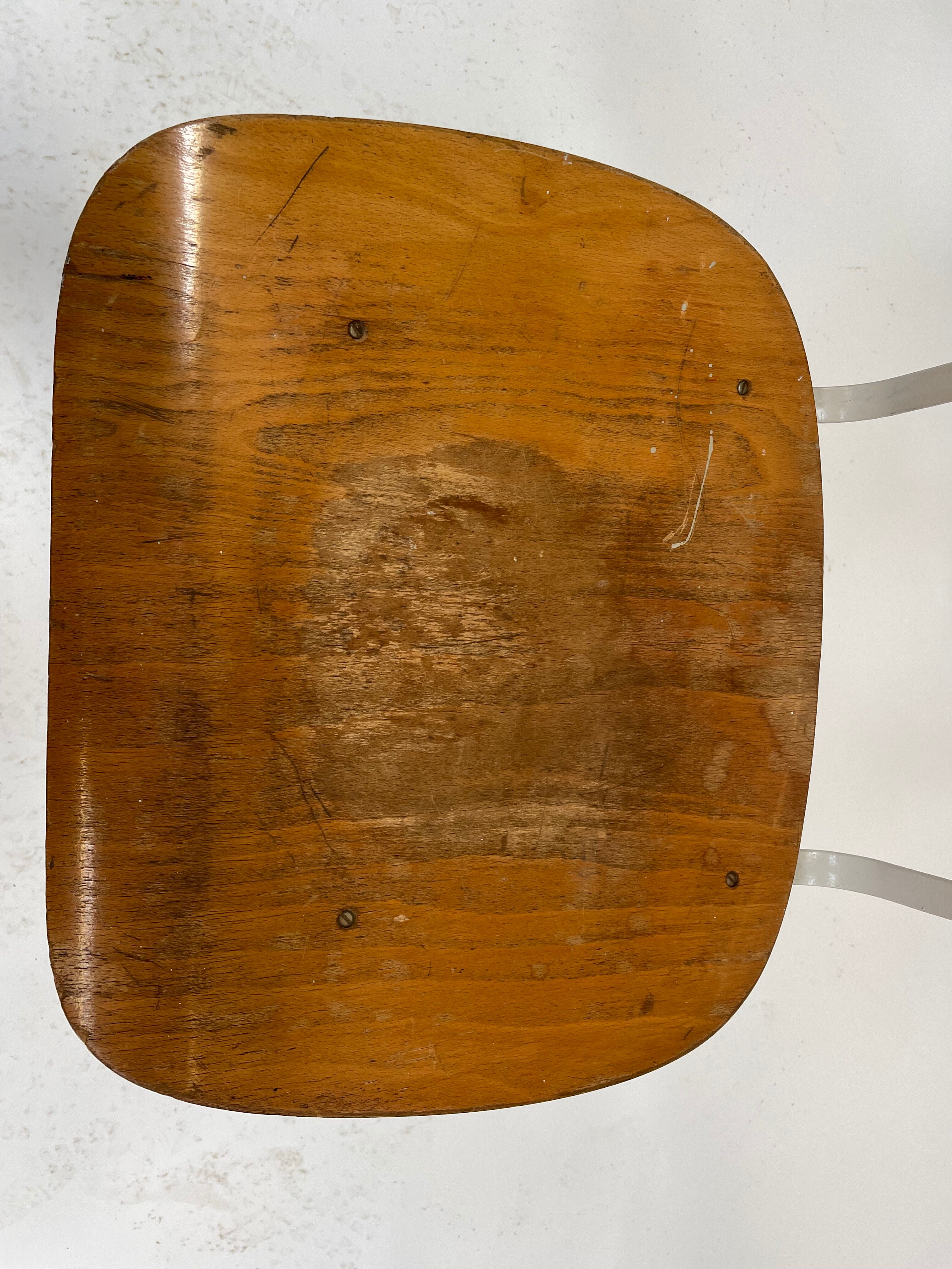 Vintage marko holland school chair 1960s design