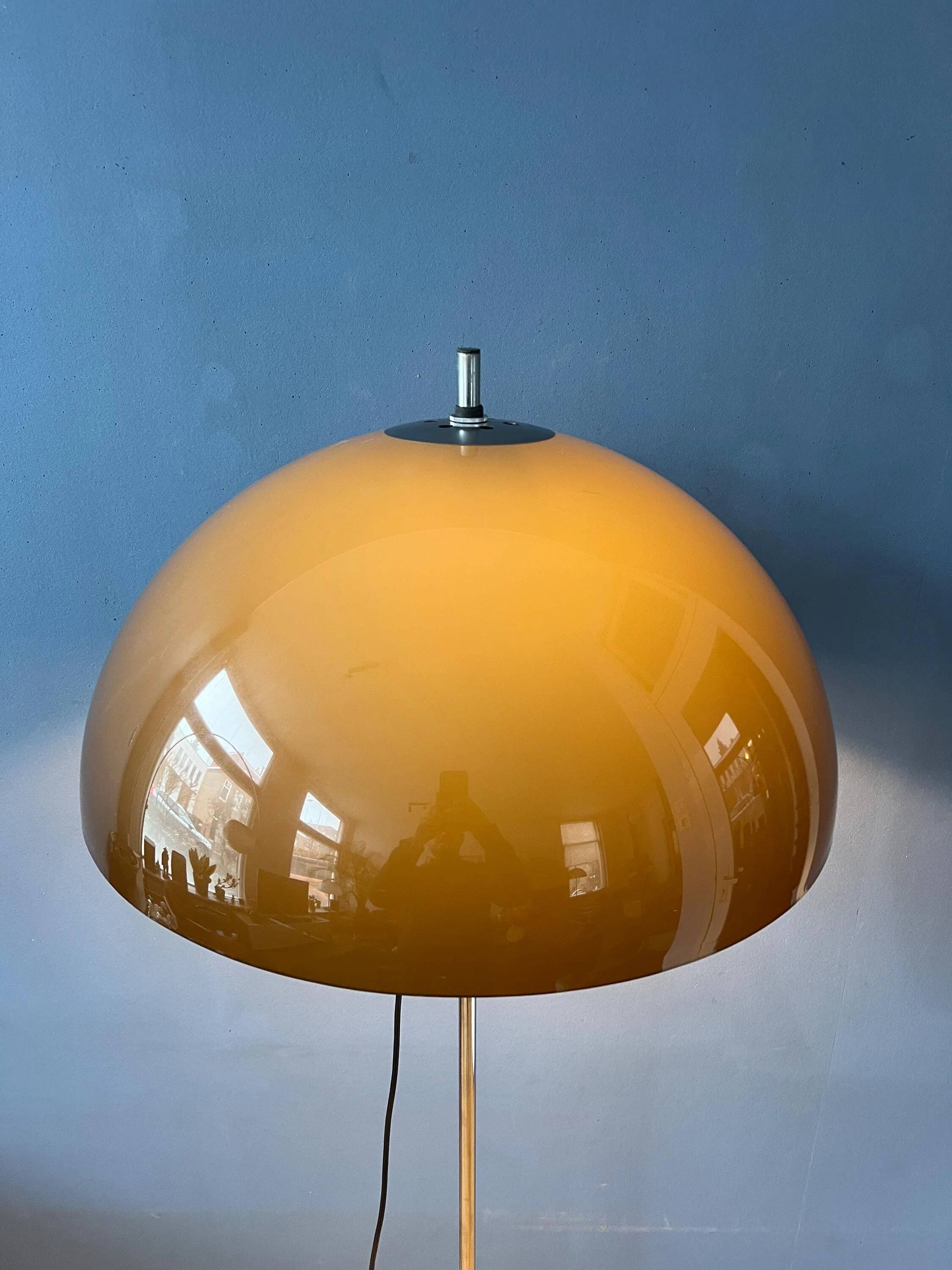 Space Age vintage mushroom floor lamp GEPO by Gino Sarfatti
