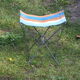 Nomad folding camping stools, France 1950s, set of three.