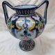 Alcobaça vase with handles, Portugal pottery