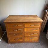 Vintage 8-drawer craft cabinet