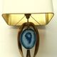 Willy Daro brass lamp, 1970s