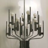 Chandelier from Sciolari in chromed metal, 1970