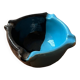 Two-tone ceramic ashtray
