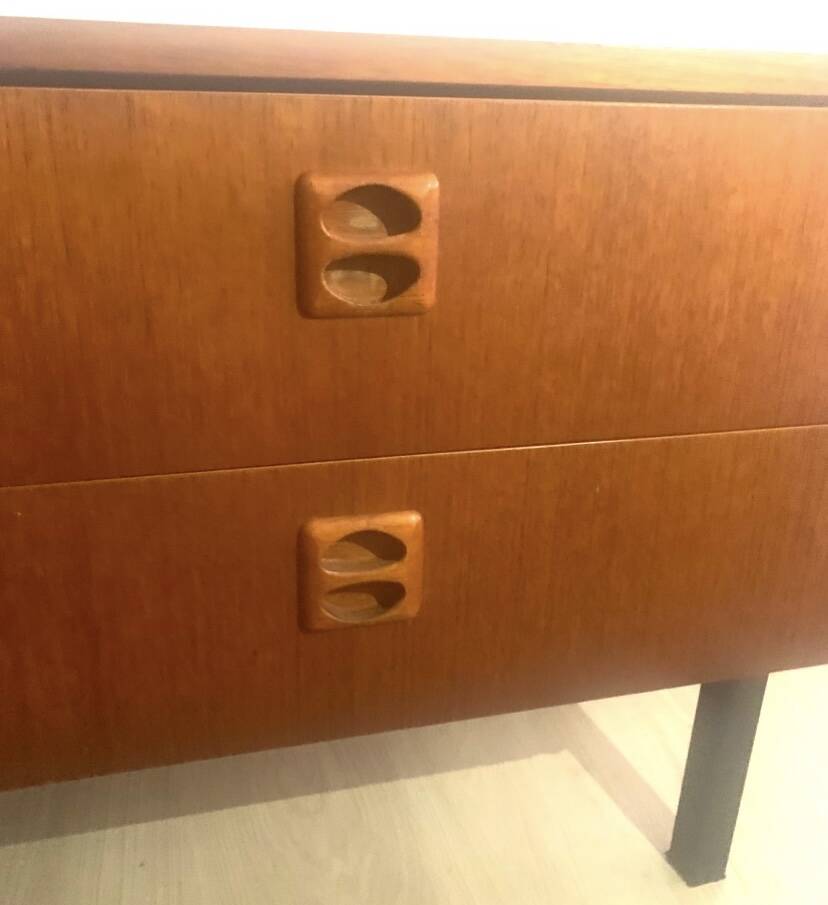 Enfilade scandinave vintage en teck