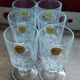 6 petits verres en cristal trempé d'environ 10 cl