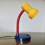 Memphis style lamp, 80s primary colors