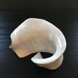 White ceramic shell