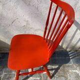 Brick red Baumann chair