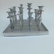 Metal candlestick for 16 candles, 1980s
