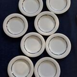 Set of 14 fine porcelain pieces - China Pearl "Alexandrite"