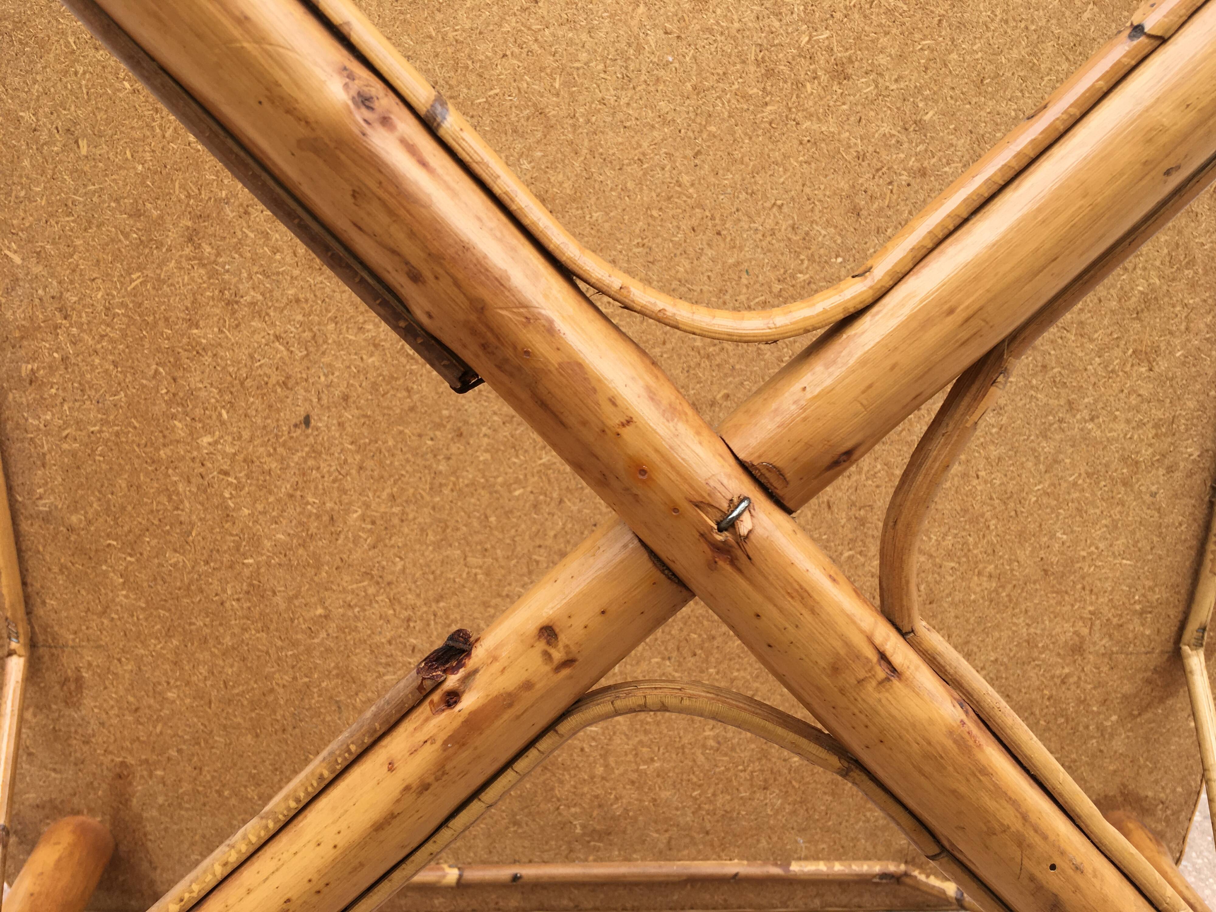 Rattan coffee table by Habitat, 1980s
