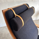 Set of 2 'BM-2254' sled chairs, Børge Mogensen, Fredericia Stolefabrik