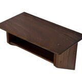 Vintage Danish rosewood wall shelf open floating shelf 60s design