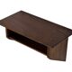 Vintage Danish rosewood wall shelf open floating shelf 60s design