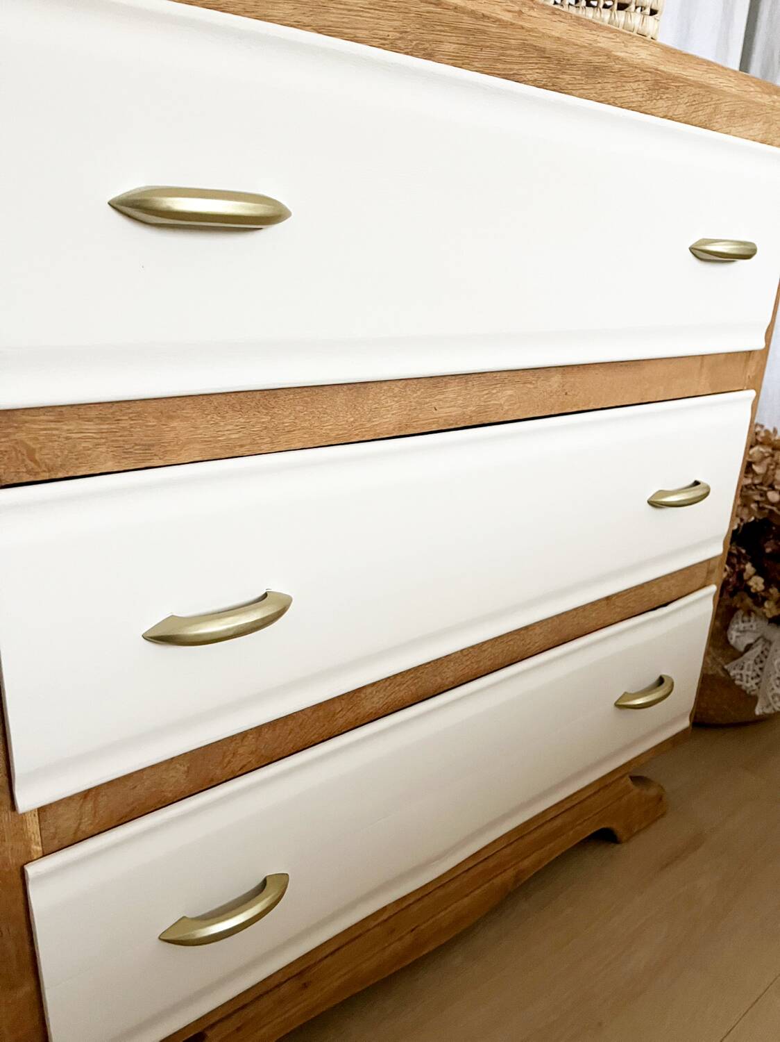Commode en bois, années 60