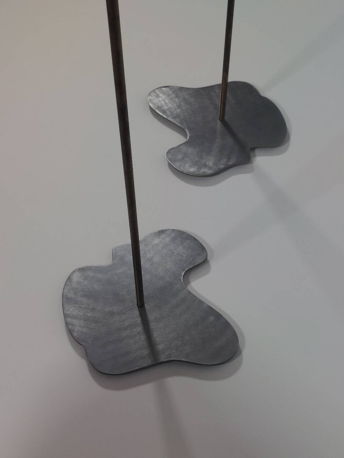 Unique postmodern street lamps made by an artist.