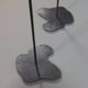 Unique postmodern street lamps made by an artist.