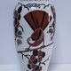 Vase Art déco Keller Guérin "Ceylan" décor oiseaux