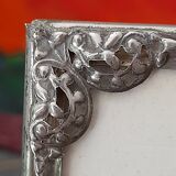 Lot of 2 small silver metal frames from the 1920s/1930s