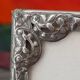 Lot of 2 small silver metal frames from the 1920s/1930s