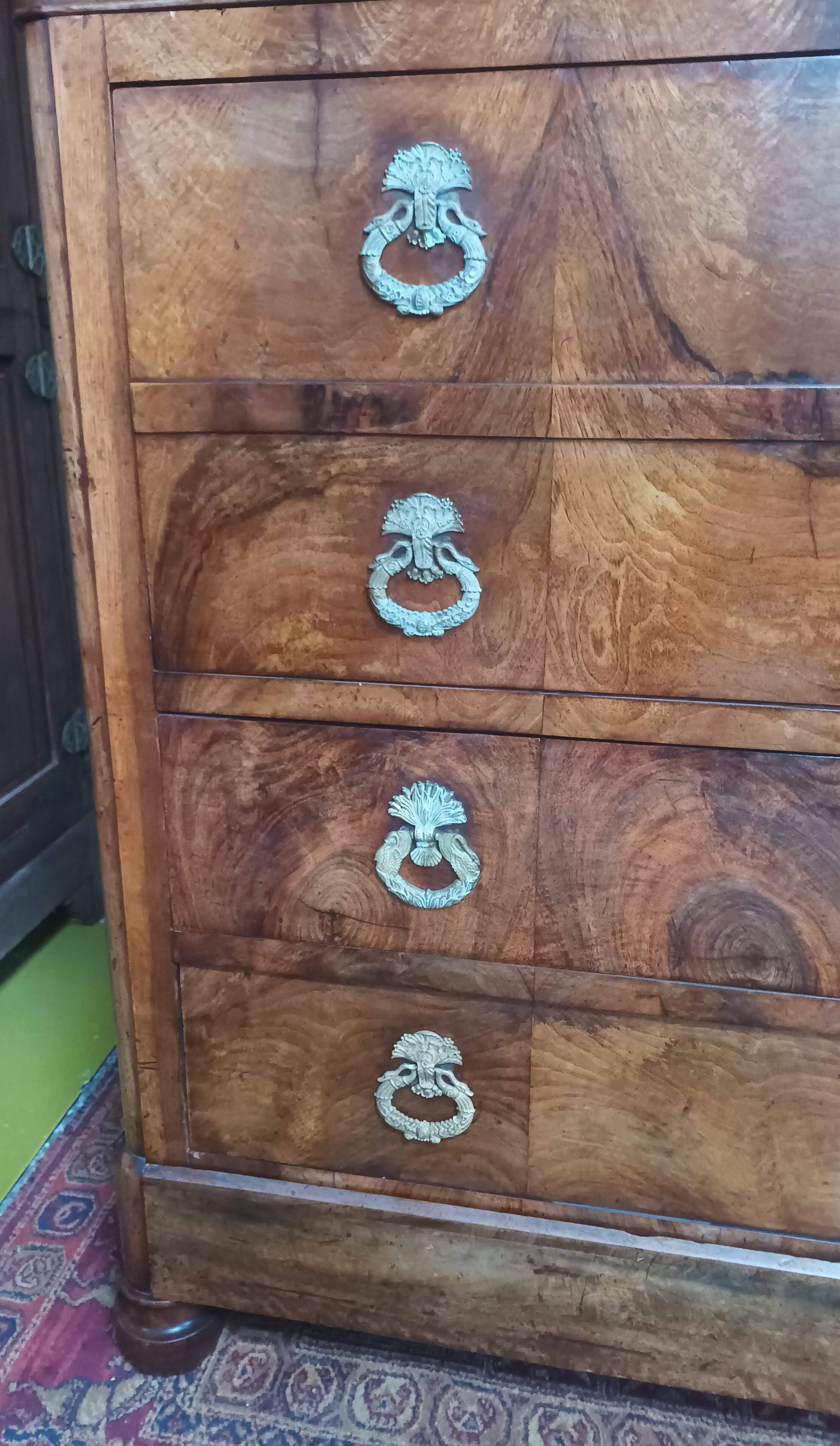 Charles X period chest of drawers