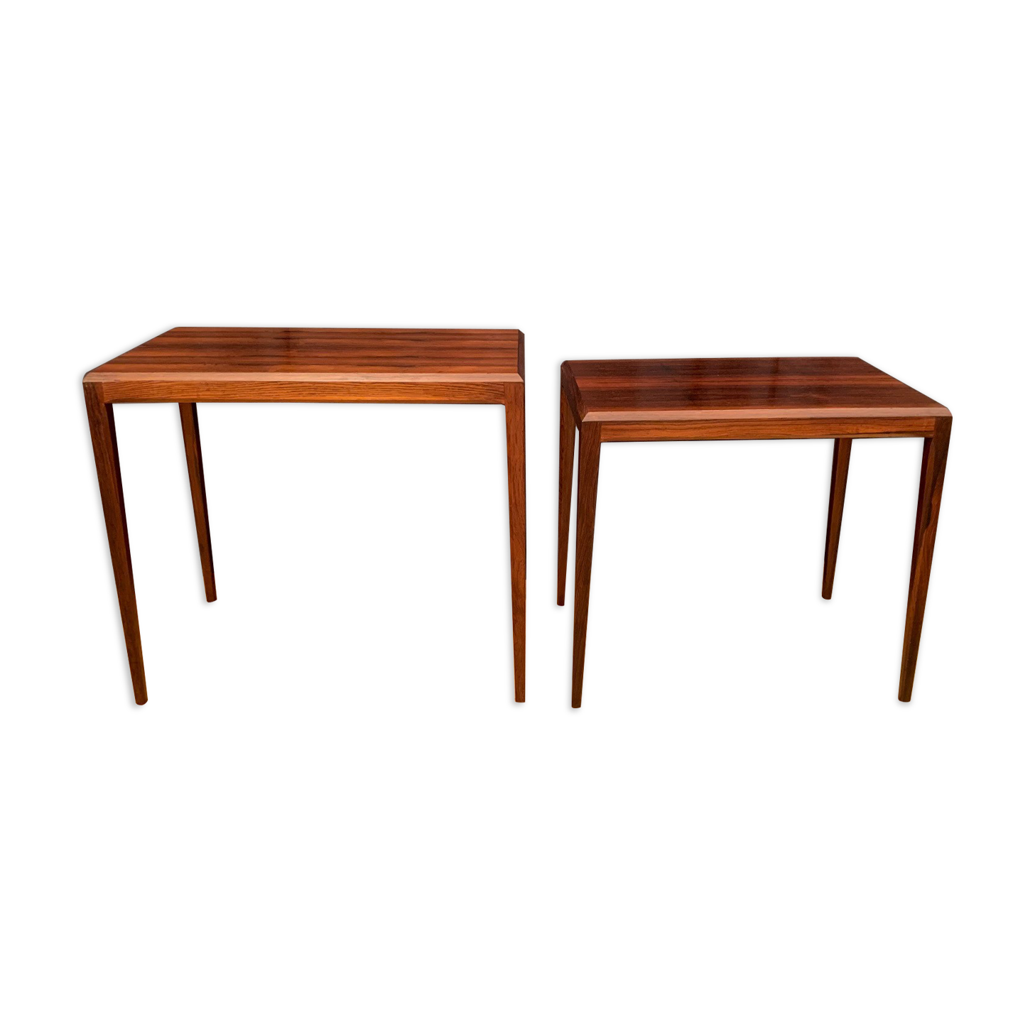 Paire de tables par Johannes Andersen, CFC Silkeborg, Danemark, années 1960