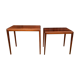 Paire de tables par Johannes Andersen, CFC Silkeborg, Danemark, années 1960