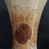 Vintage vase La Roue Vallauris signed 20th-century ceramic