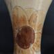 Vintage vase La Roue Vallauris signed 20th-century ceramic