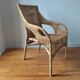 Vintage rattan armchair by Maria Vinka for Ikea