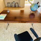 Vintage mahogany veneered desk