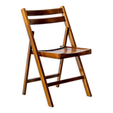 Chaise vintage pliante en bois